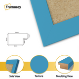 Blue Photo Frame, Wall Decor Frames