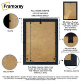 Backside View Of Photo Frame Highlighting some of it's Features