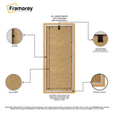 Panoramic Beech Picture Frame With Black Mount Wall Decor Frame