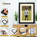 Black Picture Frame Oslo Style Photo Frames With Ivory Mount instructions