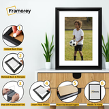 Black Picture Frame Oslo Style Photo Frames With White Mount instructions