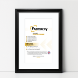 Black Picture Frame Oslo Style Photo Frames With White Mount