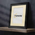 Swept Style Square Black Picture Frame Wall Décor Photo Frame With Ivory Mount