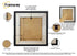 Square Size Ash Black Personalized Handmade Photo Frames