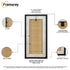 Black Photo Frame Backside View Poster Frame Highlighting it's Features