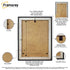 Black Picture Frames Handmade Poster Frames With White Mount