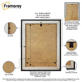 Black Picture Frames Handmade Poster Frames With White Mount