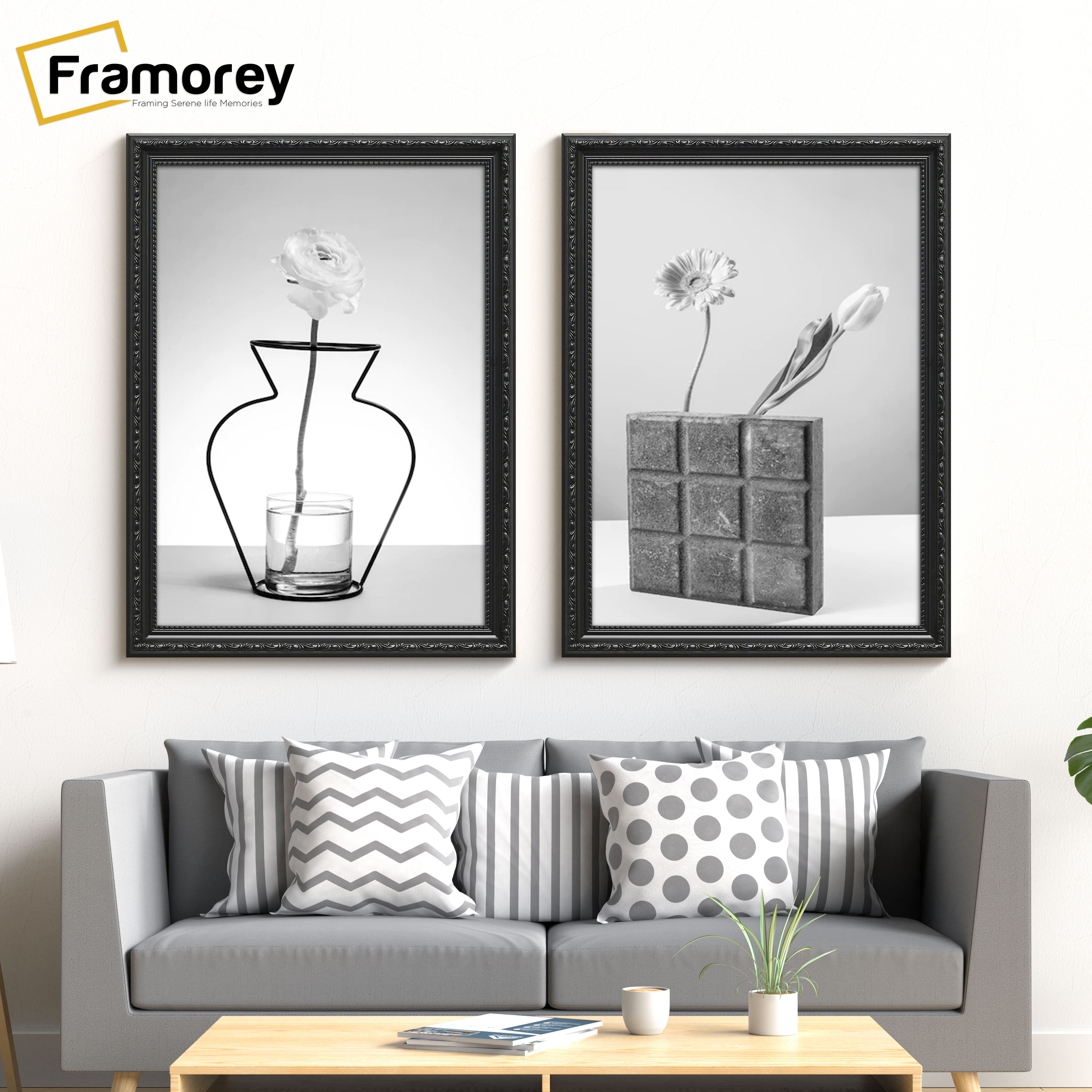 Black Shabby Chic Photo Frames Picture Frame