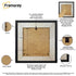 Square Photo Frame Backside View Highlighting its Features