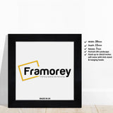 Square Photo Frame leaning with the wall with some details.