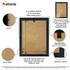 Black Photo Frame Backside View Poster Frame Highlighting it's Features