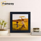 Square Size Black Picture Frame Rockstar Style Photo Print Frame