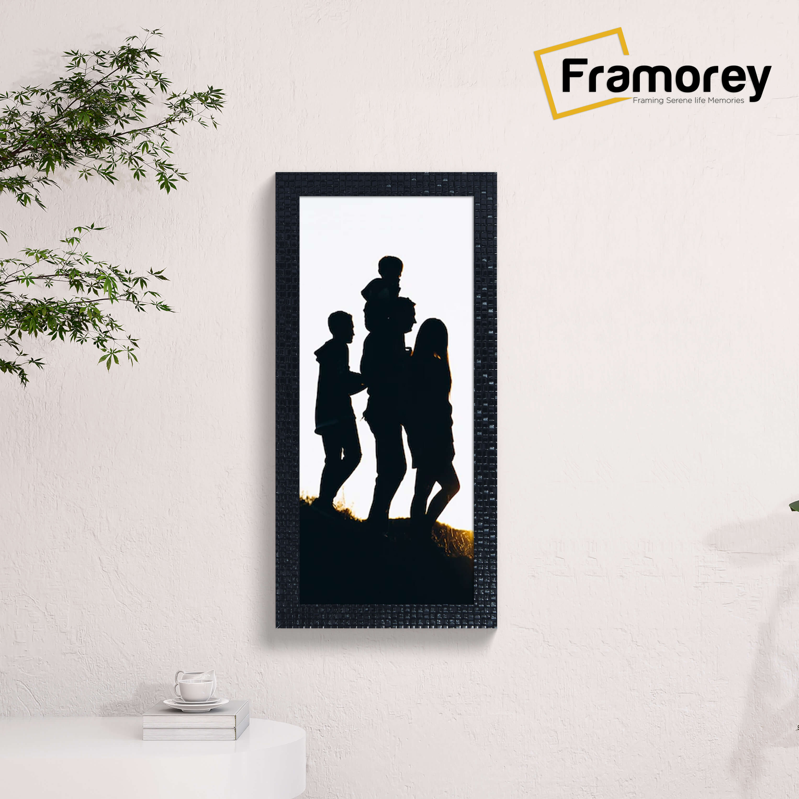 Panoramic Size Black Picture Frame Photo Frame Rockstar Wall Art Frame