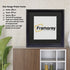 Square Size Black Oslo Photo Frames Wall Art Frames With Black Mount