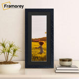 Panoramic Black Picture Frame Rockstar Wall Art Frame With Black Mount