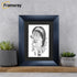 Brushed Black Picture Frame Poster Frame With Black Mount