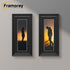 Swept Style Panoramic Black Picture Frame Wall Décor Photo Frame With Black Mount