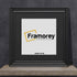 Swept Style Square Black Picture Frame Wall D?cor Photo Frame With Black  Mount