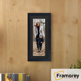 Panoramic Black Picture Frame Rockstar Wall Art Frame With Black Mount