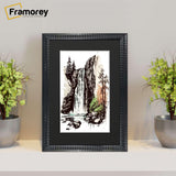 Black Wall Photo Frame poster Frame With Black Mount