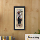 Panoramic Black Picture Frame Rockstar Wall Art Frame With Ivory Mount
