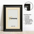 Black Picture Frames Louis Style Wall with Ivory Mount