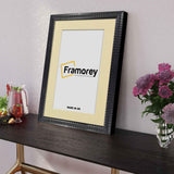 Black Wall Photo Frame poster Frame With Ivory Mount