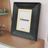 Black Wooden Picture Frames Big Step Style, With Ivory Mount