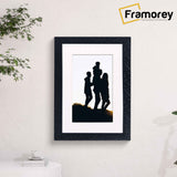 Black Picture Frame Photo Frame Rockstar Wall Art Frame With White Mount