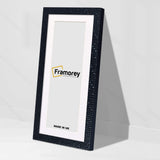 Panoramic Black Picture Frame Rockstar Wall Art Frame With White Mount