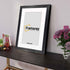 Black Wall Photo Frame poster Frame With White Mount