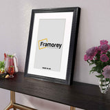 Black Wall Photo Frame poster Frame With White Mount