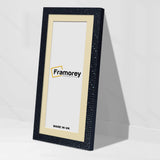Panoramic Black Picture Frame Rockstar Wall Art Frame With Ivory Mount