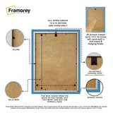 Blue Photo Frame, Wall Decor Frames
