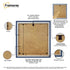 Square Blue Picture Frame Wall Art Photo Frames