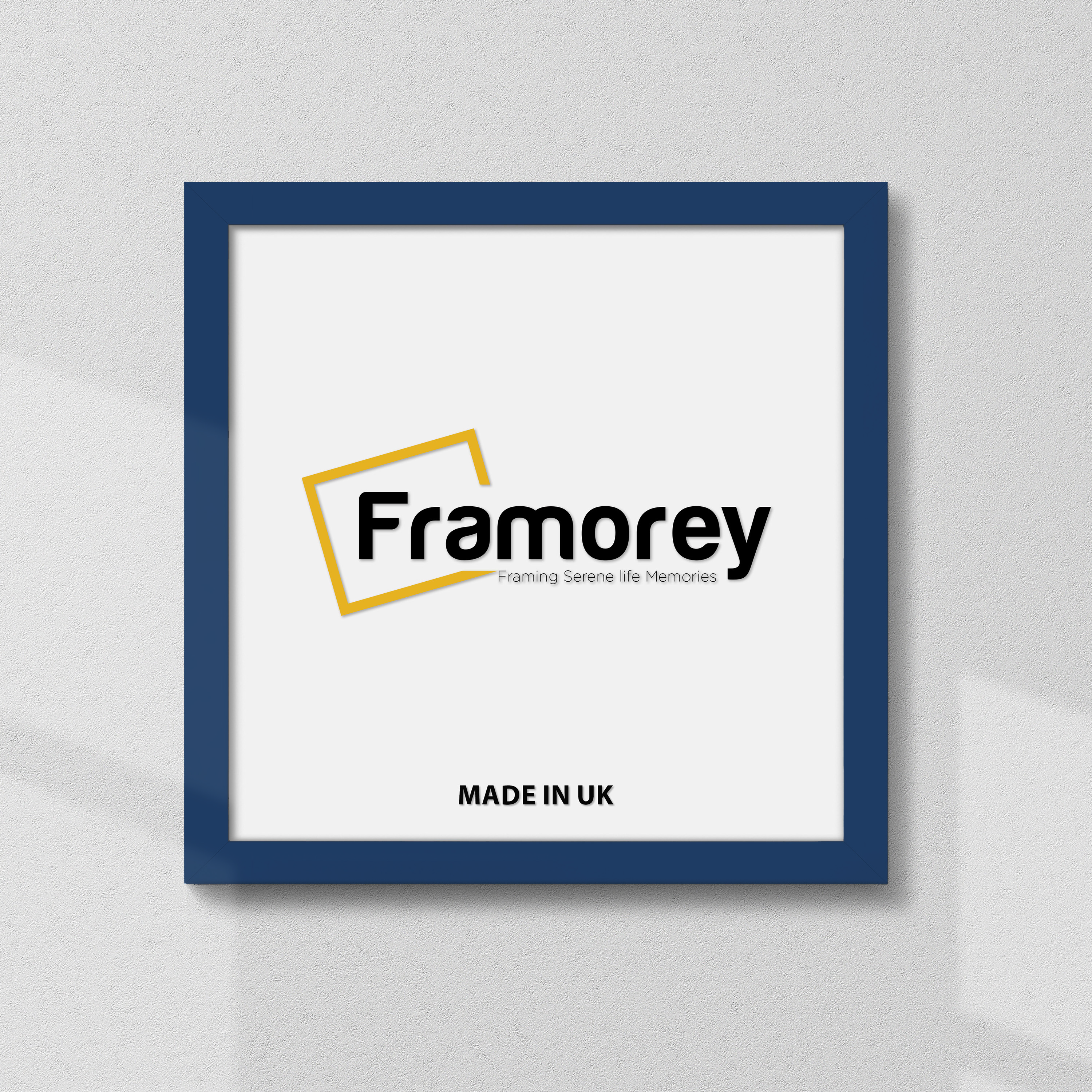 Square Blue Picture Frame Wall Art Photo Frames