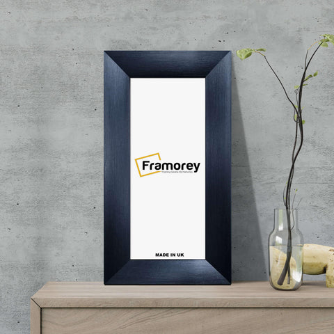 Brushed Black Picture Frames Panoramic Size Poster Frame