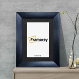 Brushed Black Picture Frame Poster Frame With Black Mount
