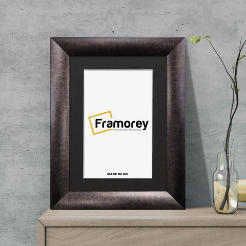 Brushed Gold Picture Frame Poster Frame With Black Mount