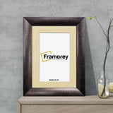 Brushed Gold Picture Frame Poster Frame With Ivory Mount
