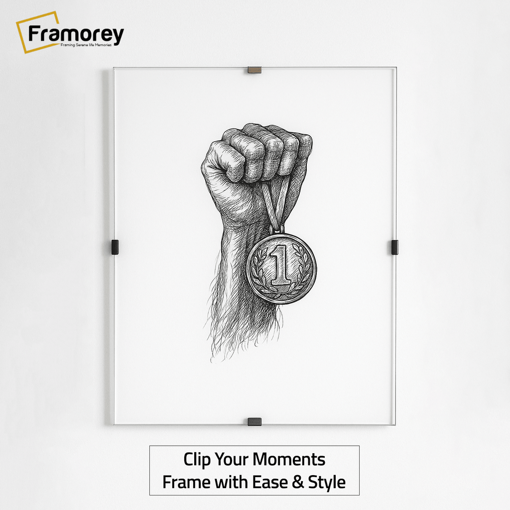 Clip frame, photo poster and picture frames, 