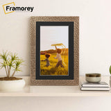 Copper picture frame photo print frame with black mount