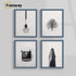 Dark Grey Picture Frame Wall Decor Frames