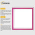 Square Size Thin Matt Pink Picture Frame Poster Frames