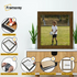 Square Size Dark Oak Picture Frame Wall Art Photo Frames