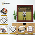 Square Size Mahogany Picture Frame Photo Frames
