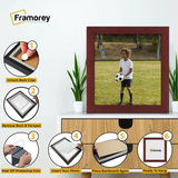Square Size Mahogany Picture Frame Photo Frames