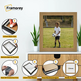 Square Size Oak Picture Frame Wall Art Photo Frames