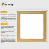 Square Size Pine Picture Frame Wall Decor Frames