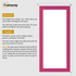 Panoramic Size Pink Picture Frames Wall Decor Frame